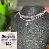 Macrame Double Choker