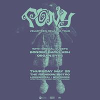 PONY (Toronto glitter power pop) with Bonobo Backlash (Ottawa dark math pop)  + Organ Eyes