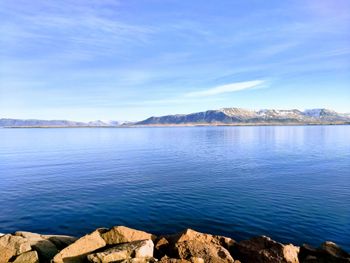 View of Engey from Reykjavík
