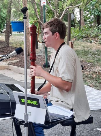 Playing "The Wind" by Cat Stevens on Bass Recorder
