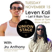Leven Kali – Let It Rain Tour with Jru Anthony