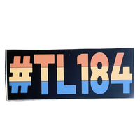 #TL184 LARGE STICKER