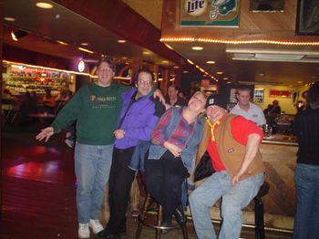 Mark, Mar-T-Michele & Jimmy having a good time.
