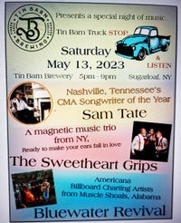 The SweetHeart Grips @ Tin Bar Brewing with Same Tate and Bluewater Revival