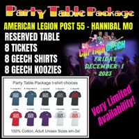 (Sold Out) PARTY TABLE PACKAGE FOR 8