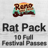 Rat Pack; 10 Full Festival Passes