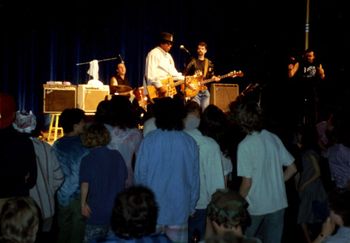 Brad Vickers with Bo Diddley Maine 1989
