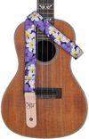 Ukulele Straps Purple Plumeria 1"