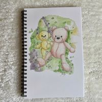 Teddy Bear spiral bound blank journal