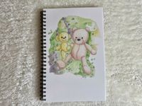 Teddy Bear spiral bound blank journal