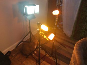 Can't make a movie without lights...

