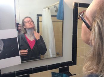 First you do the neck...
