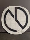 5" Symbol Sticker (Black/White)