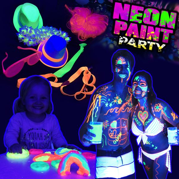 Crazy Town Parties Glow Party UV black