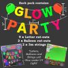 Glow Party Banner (glows under blacklight)