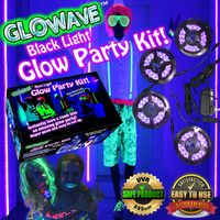 Glow Party Kit - Turn a room into an awesome rave! Free EXPRESS postage.