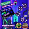 4 x GLOW PARTY KITS - UV BLACK LIGHTS - Free EXPRESS Postage.