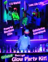 Glow Party Kit - Turn a room into an awesome rave! Free EXPRESS postage.