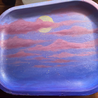 Customizable Hand-Painted Rolling Trays