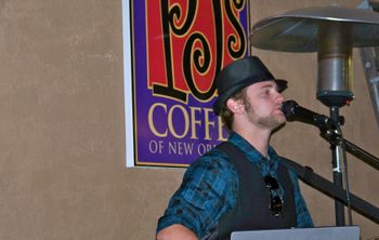 Cole Powell. PJ's Coffee, McComb, MS. 10/30/11. Photo by Raquel Davis.
