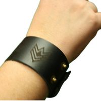 Leather Bracelet - Laser Etched