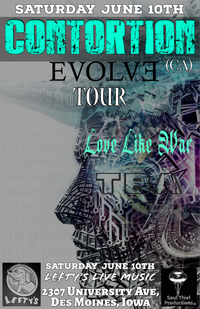 CONTORTION (CA) EVOLV3 Tour with Love Like War, Torn Asunder, and Kongju