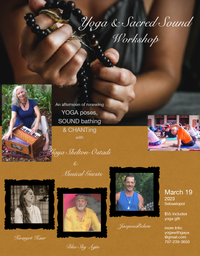Yoga & Sacred Sound Workshop with Gaya and Friends ( Kiranjot Kaur special guest)
