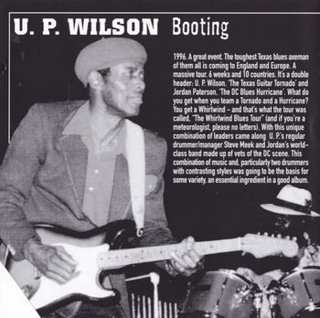 Making Music: UP Wilson & Jordan Patterson / JSP Records UK 1996
