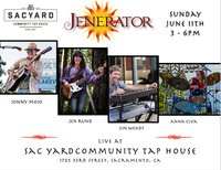 Jenerator - full band! - @ SacYard Community Tap House