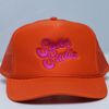 Sister Sadie Orange Trucker Hat