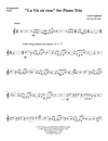 "La Vie en rose" arrangement for Piano Trio