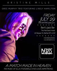 Kristine Mills w/ Greg Murphy Trio featuring Linley Hamilton