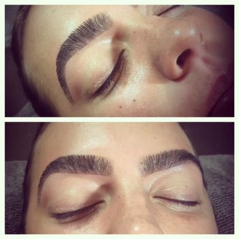 Brows before & afer
