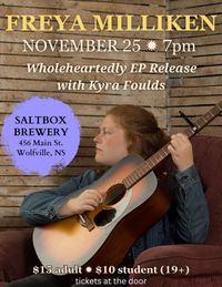 Wholeheartedly EP Release with Kyra Foulds