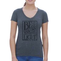 T-Shirt - Be Your Own Light - Charcoal