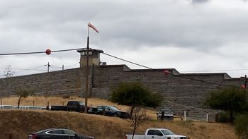 Wall around Old Folsom Prison
