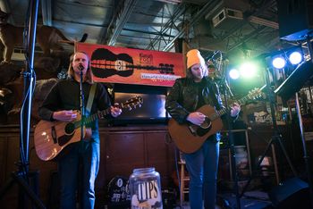 Nick Depew (of Relevant Discord) with Dustin Carter. Photo by: Joey Gentry
