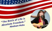 "Rev. Faerie" Elaine Silver Presents the Music-inspired lesson "Absolute Freedom." for Independence Day and Juneteenth.