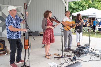 Seventh Town performs in Wellington, Ontario's Music in the Parks
