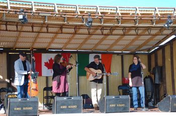 Seventh Town performing at The Canadian Dry Stone Festival - Amherst Island
