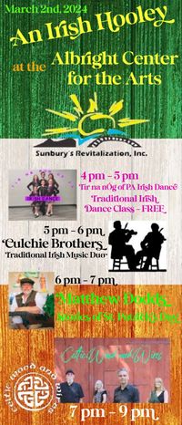 An Irish Hooley at the Albright Center for the Art