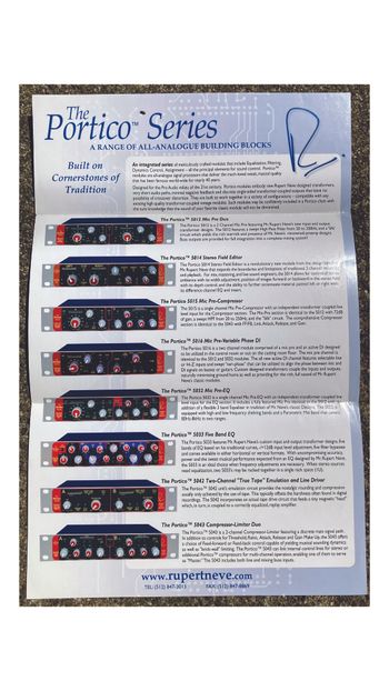 Early Portico Design - Rupert Neve Designs
