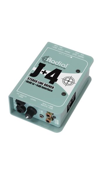 J+4 Line Driver Phono Preamplifier
Radial Engineering
