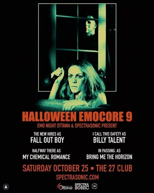 HALLOWEEN EMOCORE 9 @ The 27 Club - Oct 25, 2025, 7:00PM