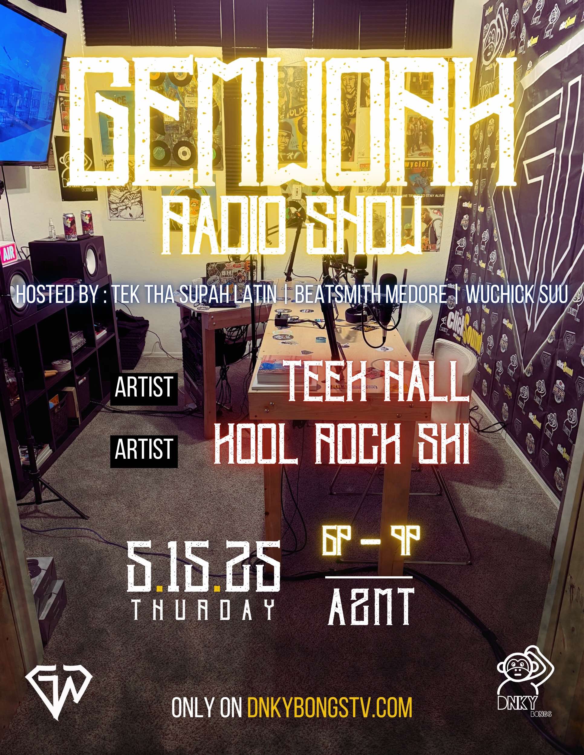 GEMWORK RADIO EP 51525 – KOOL ROCK SKI, TEEK HALL episode artwork