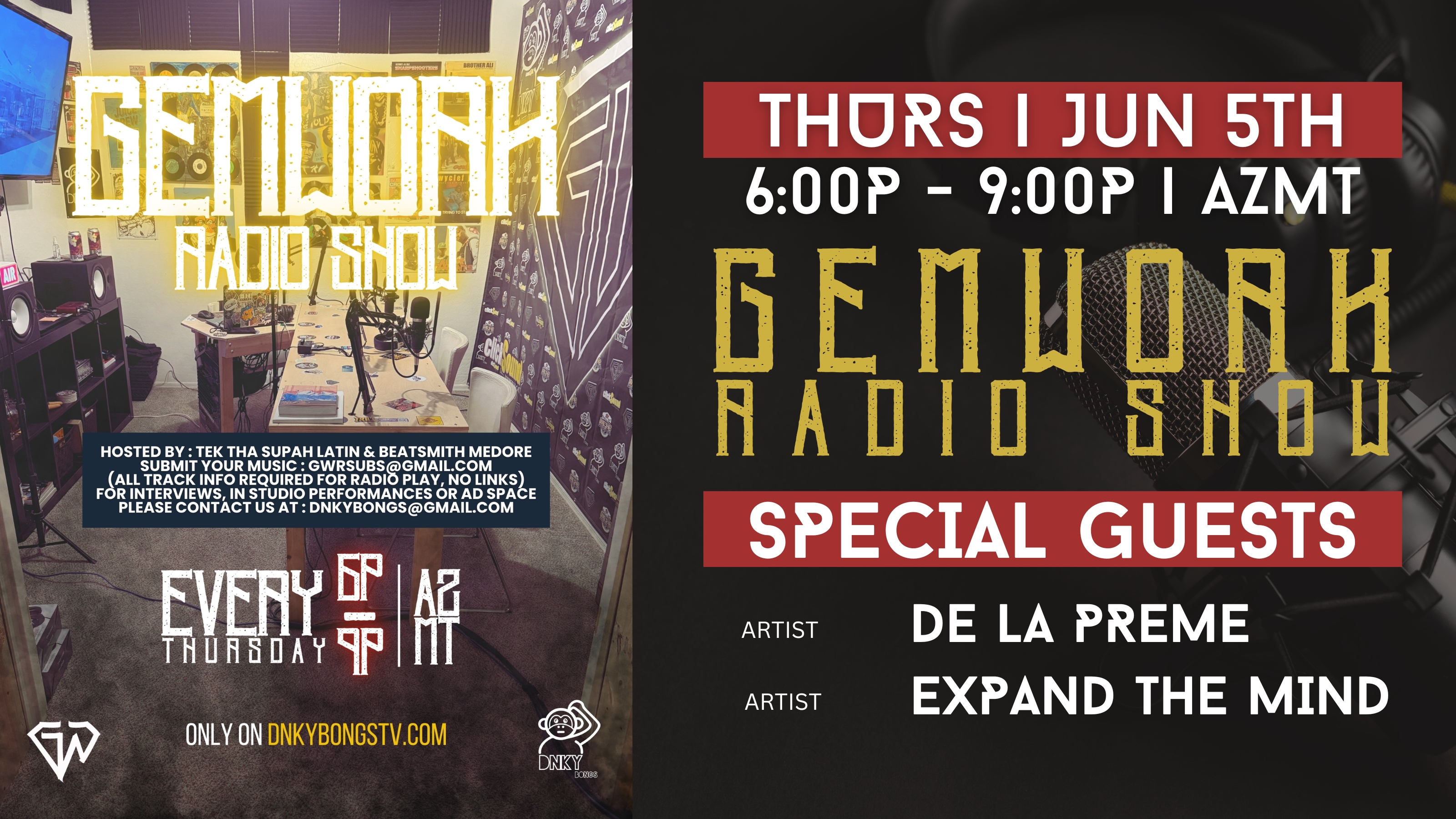 GEMWORK RADIO EP 6525 – DE LA PREME, EXPAND THE MIND episode artwork