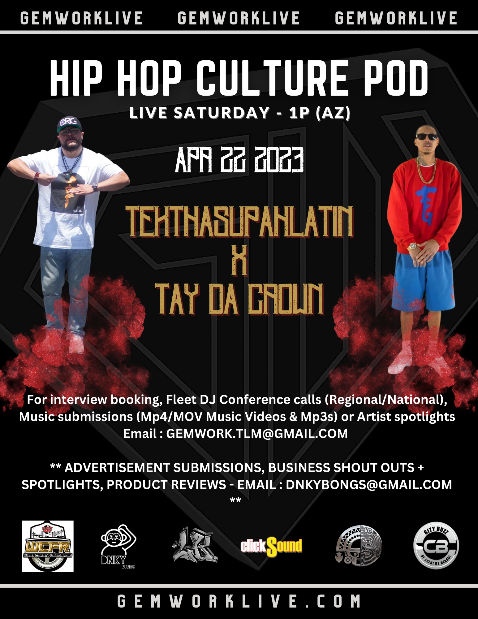 #GWLIVE “FT TAY DA CROWN” episode artwork