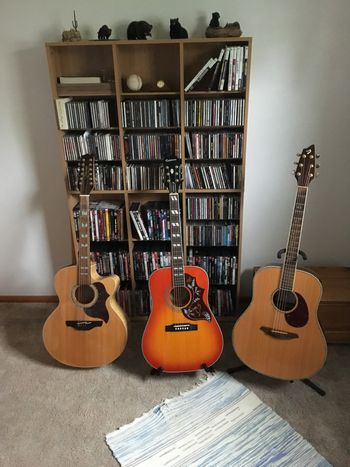 3 guitars
