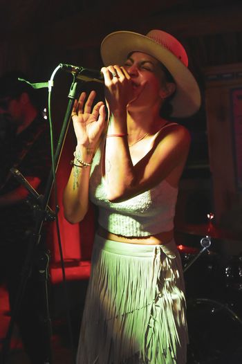 Tatiana Blades performs with the Collektives at Sun Downers
