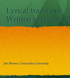 ebook pdf download LYRICAL TRADITIONS: WRITTEN TO BE SUNG